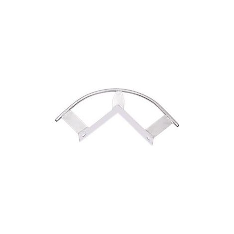 KRATOS SAFETY - Intermédiaire d'angle 90° (pour mur extérieur) pour ligne de vie horizontale cable KS-LINE (KS 4000) (1/2)
