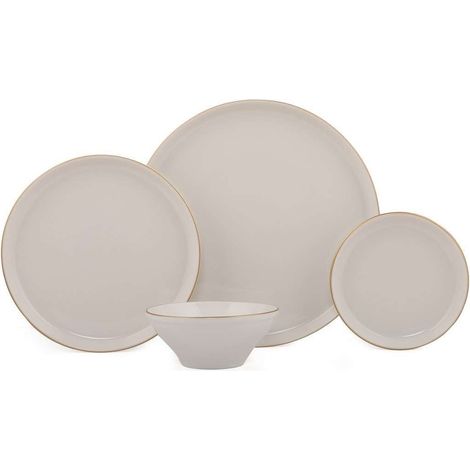 Juego de vajilla Set 100% Porcelana Cream (1/5)