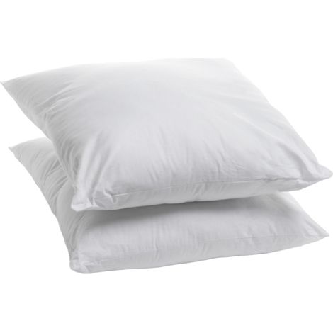 Lot de 2 Oreillers Anti punaises de lit - Confort Moelleux - 60x60cm (1/2)