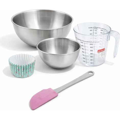 Set de 54 ustensiles de pâtisserie moules à gâteaux bols spatule et verre doseur Zenker Smart Pastry (1/5)