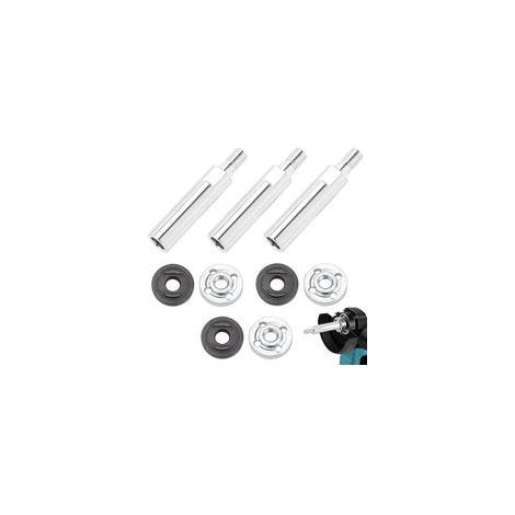 3 Pièces Bielle d'Extension De Meuleuse d'Angle, M10 Angle Grinder Extension Connecting Rod 80MM, pour Machines à Polir, Machines à Polir Voitures, Tampons de Polissage (1/5)