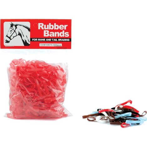 Élastiques pour crinière en gel de silicone paquet de 500pcs