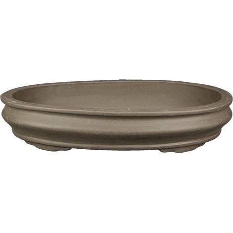 Vaso per bonsai ovale in gres 55,5x40,5x8,5 cm - GL1a (1/2)