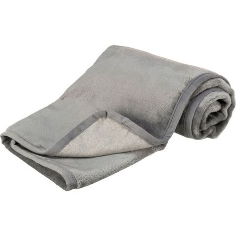 Coperta per Animali Domestici Trixie Levy Grigio Poliestere Stoffa 140 × 90 CM (1/4)