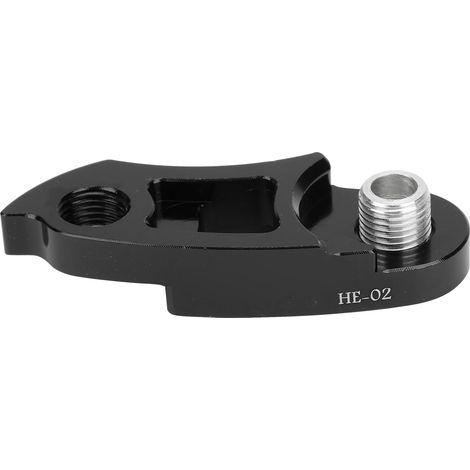 Patte de dérailleur arrière de VTT, accessoire d'extension de crochet de selle en alliage d'aluminium, noir (1/5)