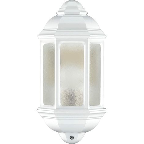 Applique murale MEDI (H.36cm)-E27 42W-aluminium-IP44-blanc (1/5)