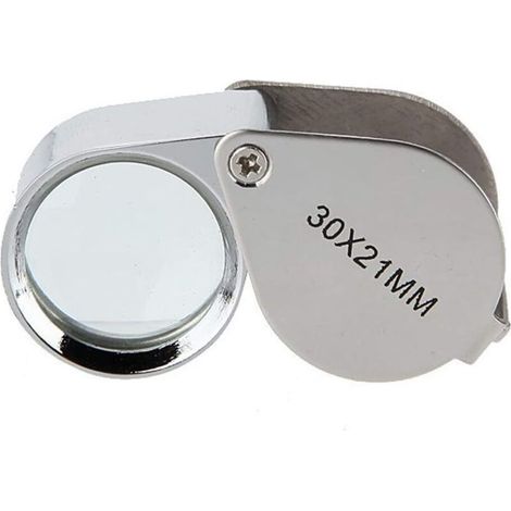 30x21mm Loupe, Verre Loupe Pliable (1/4)