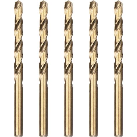 5pcs Foret Hélicoïdal 6.5mm Acier Inoxydable – Professionnel Forets à Métaux, Standard DIN 338 (1/5)