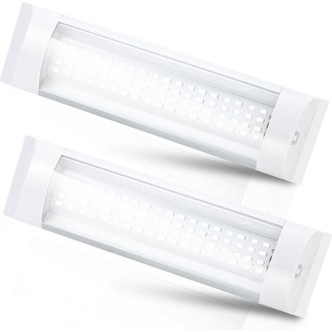 2X Lampe de toit à LED Éclairage intérieur de voiture Lampe de lecture 12V DC(Blanc) (1/5)