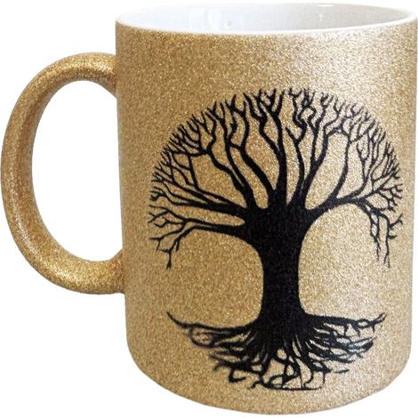 Tasse Bronze en céramique Arbre de Vie par Cbkreation (1/2)