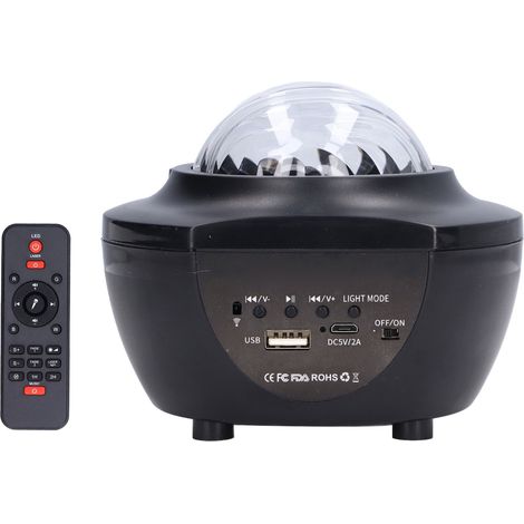 Sternenprojektor LED-Nachtlicht für den Innenbereich mit Fernbedienung und Bluetooth-Musiklautsprecher (1/5)