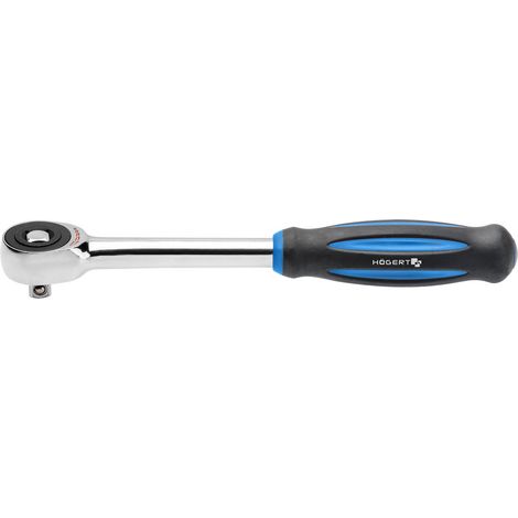 Högert HT1R372 feinverzahnte Ratsche 1/2" Knarre Drehgriffratsche Steckschlüssel (1/2)