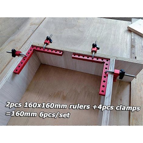 Équerres de positionnement à 90 degrés : serre-joints à angle droit pour le travail du bois - Outil de serrage d'angle pour menuisier (1/5)