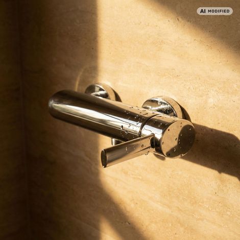 Robinet de douche PaulGurkes mélangeur monocommande mural ovale (1/5)