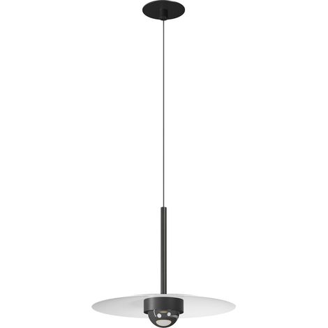 Mini Hat Recessed 8 Suspension 70º 2700K Noir Mat - Spot Led Encastré De Haute Qualité - Beneito & Faure (1/5)