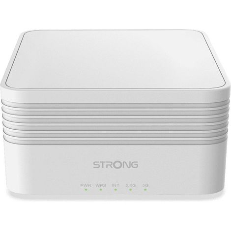 Strong MESHAX3000ADD sistema Wi-Fi Mesh (Wi-Fi en malla) Doble banda (2,4 GHz / 5 GHz) Wi-Fi 6 (802.11ax) Blanco 3 Interno