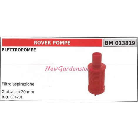 Saugfilter ROVER-Elektropumpe 013819
