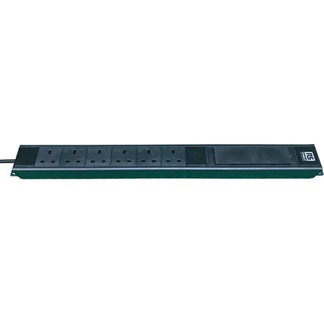 Rallonge électrique 3m, 6 prises Type G - Britannique, 250 V c.a. 13A ( Prix pour 1 )