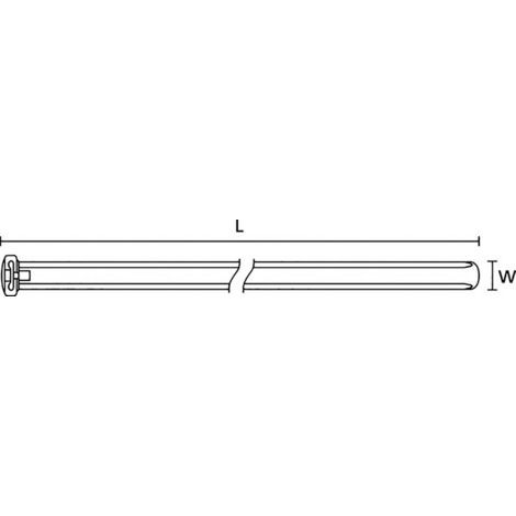 HellermannTyton 121-74360 KR8/43 PA66HS BK Serre-câble 426 mm 8 mm noir avec verrouillage à pion en fibres de verre , stabilisé aux UV 1 pc(s) X560051 (1/4)