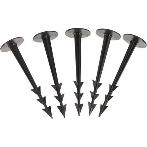 pair Lot de 100 TerraPEG piquets de Fixation pour Jardin pour la Fixation des Tissus Anti Mauvaises Herbes (1/4)