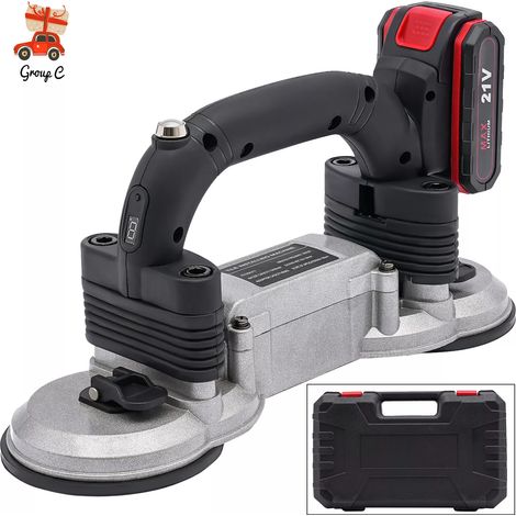 Tile Vibrator Double Suction Cup Tiling Machine Floor Laying Tool Professional (1/5)