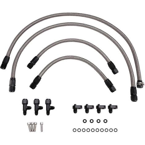 Durite de raccordement de liquide de refroidissement, kit de raccordement de liquide de refroidissement, durite de purge de vapeur pour LSX LS1 LS6 LM7 argent (1/5)