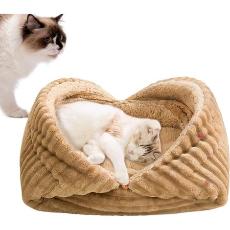 Lits Et Paniers pour Chats - Caverne Nid Pliable Épais (1/5)