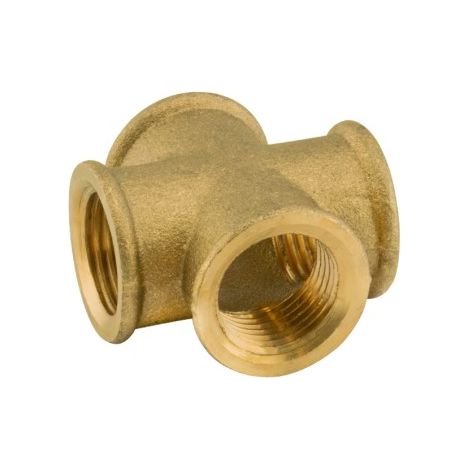 Croix femelle en laiton - 1/2", GIBALTO (1/5)