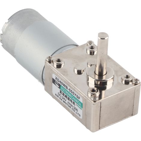 Turbinen-Schneckengetriebemotor DC, hohes Drehmoment, niedrige Drehzahlregelung, Mini, 2-Wege, DC 24 V, XD40WB-555YSF, 200 U/min (1/5)