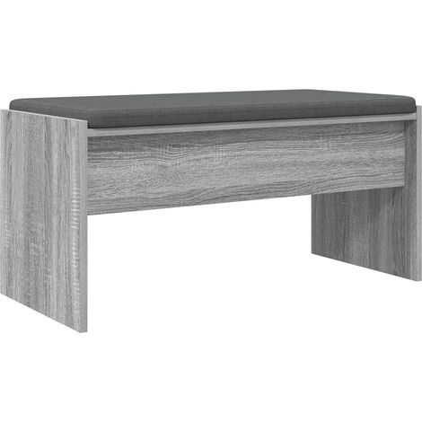 Maison Exclusive - Flurbank mit Kissen Graues Sonoma 83 x 38 x 40