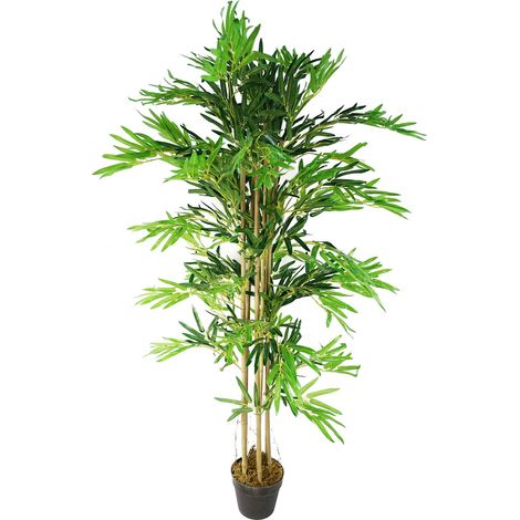 150cm (5ft) Artificial Bamboo Plants Trees Green (1/3)