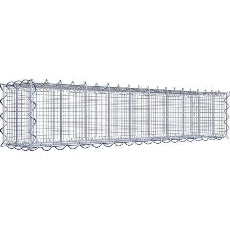 Gabiondeco - Gabion à mailles très fines pour gravillon 100 cm x 20 cm x 20 cm (L x H x P). maille 10 x 10 cm. spirale - Made in Germany (1/3)