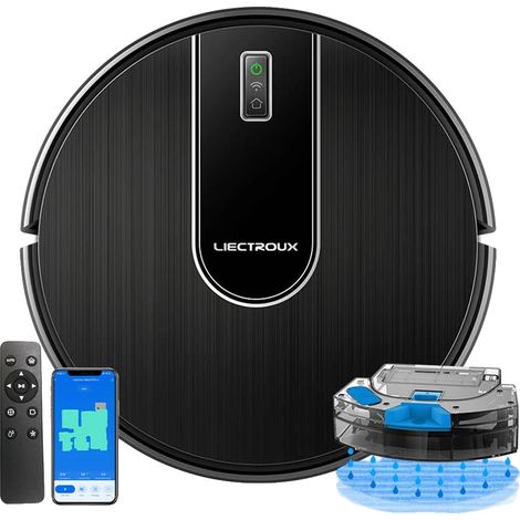Aspirateur Robot, Cartographie Intelligente, Contrôle WiFi (1/2)