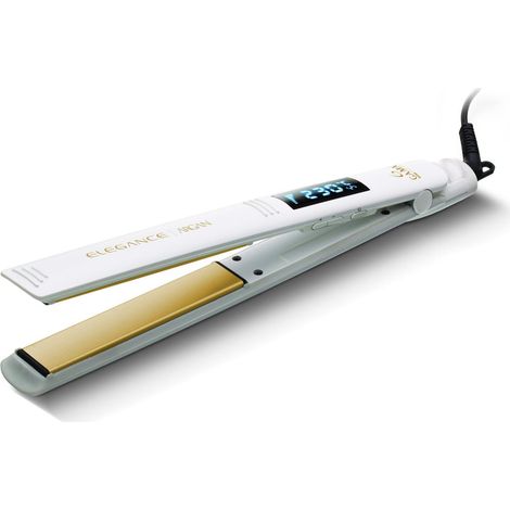 GA.MA Elegance Argan Plancha de pelo Caliente Blanco 2,5 m 45 W