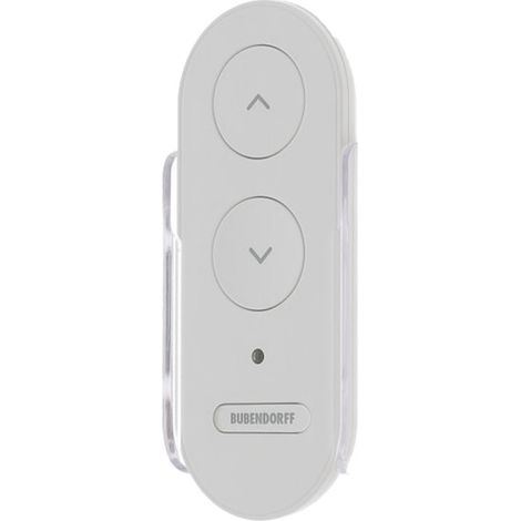 Boitier vide pour Télécommande V3, 1 canal, Bubendorff, 3 Boutons, Blanc, pour Volet Roulant