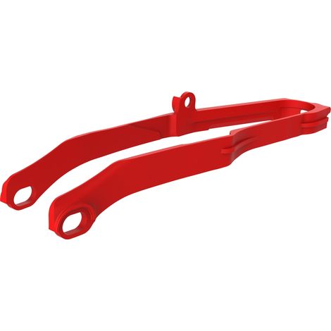 Deslizador de cadena Polisport para CRF 250R y 450R, rojo y duradero.