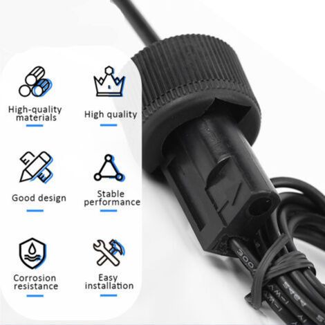 Female threaded flow sensor, water paddle flow switch for heat pump, water heater, air conditioner. Durable.