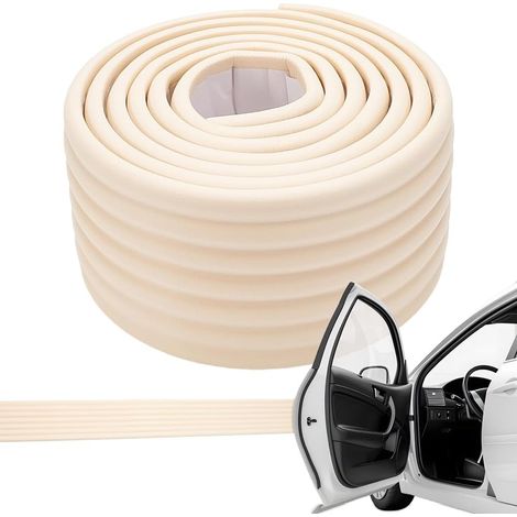 Protecteur De Mur De Garage Rouleaux Protecteur De Porte De Voiture Caoutchouc Gardes Murs Garages Garde Boue Murs pour Entrepôt Portes Voiture Beige (1/5)