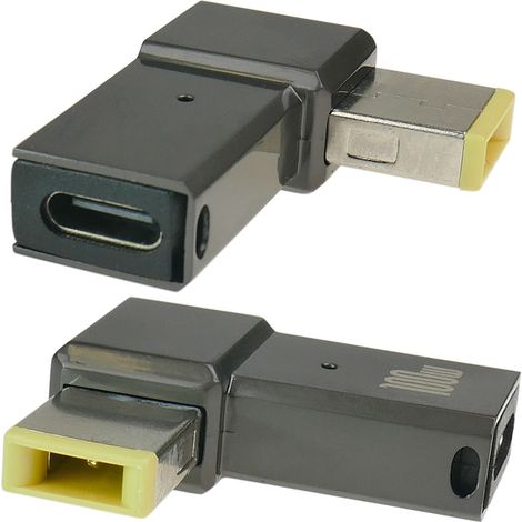 USB-C-Adapter zur Stromversorgung eines Laptops mit einer 11,0 x 4,5 mm + Stiftbuchse