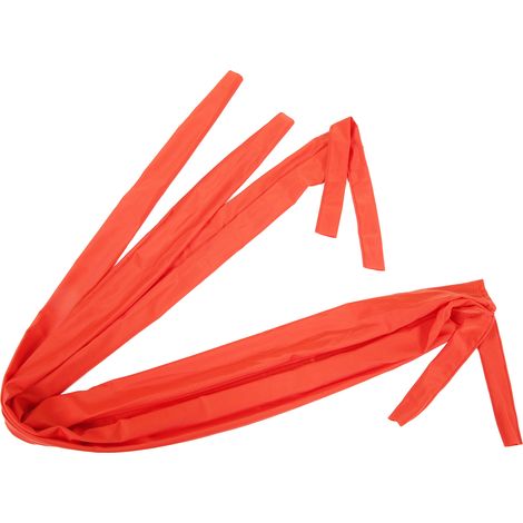 Protection de queue de cheval multifonctionnelle à 3 tubes, légère et respirante, rouge, pour la maison et la ferme (1/5)