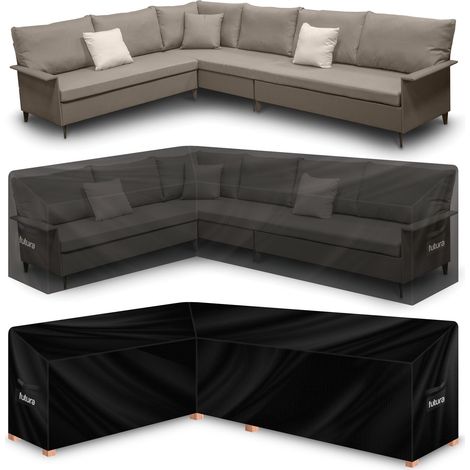 Futura Weatherproof Furniture Cover 222x286x80cm V Shaped Outdoor Garden Furniture Cover (1/5)