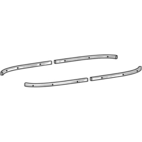 Ersatzteil Halterungen für Babybett Classic (4er-Set, Weiß) (1/2)