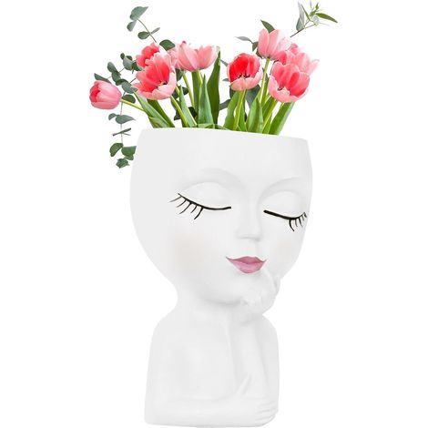 Blumentopf Pflanzgefäß für das Gesicht Sukkulenten Topf (1/5)