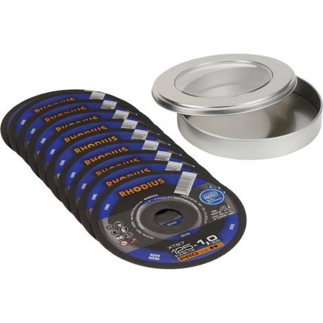 Rhodius XT67 210744 Disco di taglio dritto 125 mm 10 pz. Acciaio (1/3)