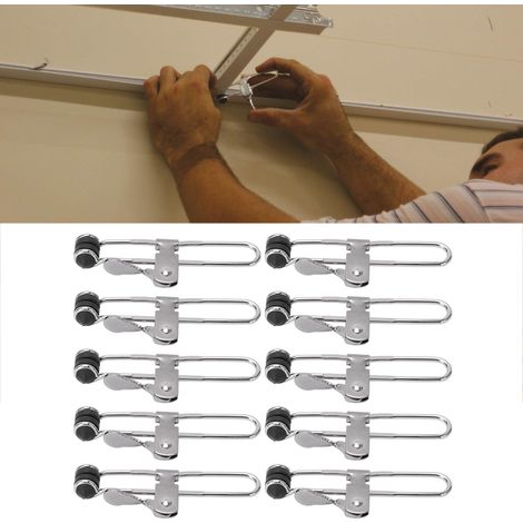 Clips de fixation multifonctionnels pour dalles de plafond (1/5)