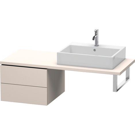 Duravit L-Cube Meuble bas pour console, 2 tiroirs, 520x400x547mm,