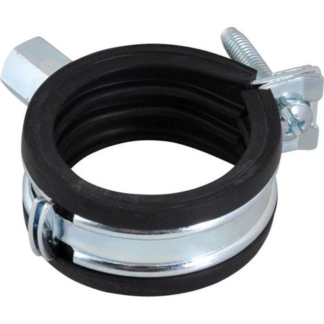 Walraven Bismat Einschraubenschelle 3413014 11-14mm, M 8, Stahl, elektrolytisch verzinkt, mit Schallschutz
