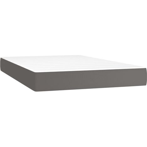 Maison Exclusive - Materasso a Molle Insacchettate Rigidità Media Grigio 120x200x20 cm in Similpelle