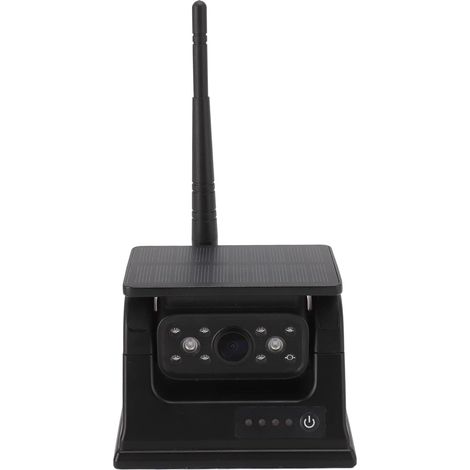 Caméra de Recul Magnétique sans Fil, Caméra de Recul Solaire WiFi, avec Lumière de Nocturne 1080p et Objectif de Vue Avant et Arrière 150 °, Verse la Voix, Voile de Camping (1/5)