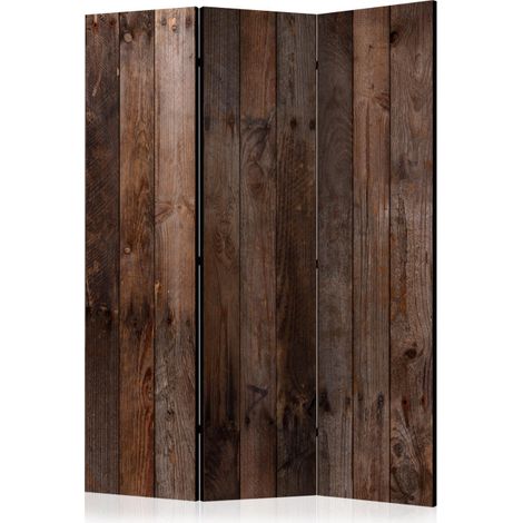 Paravent 3 Volets "Wooden Hut" 135x172cm (1/2)